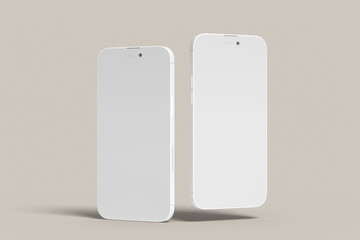 Phone Pro Clay Blank Mockup