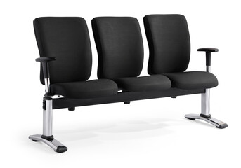Office waiting chair isolated on  white background