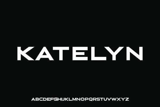 Elegant modern sans serif font vector design suitable for logo, poster, headline and many more