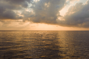 Naklejka premium beach sunset