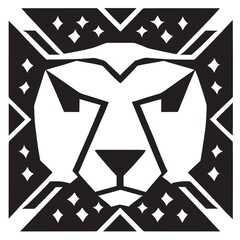 animal design black and white