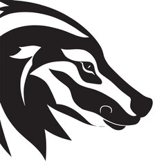 Obraz premium animal design black and white