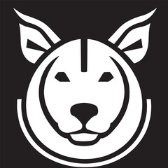 animal design black and white