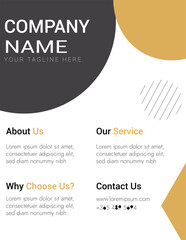 Fototapeta premium Flyer Design Template