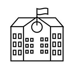School Building Line Element