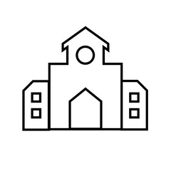 School Building Line Element