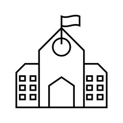 School Building Line Element