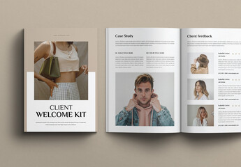 Client Welcome Kit Layout