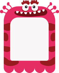 Cute Monster Character Name Tag