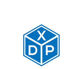 XDP letter logo design on white background. XDP creative initials letter logo concept. XDP letter design.
