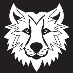 animal design black and white