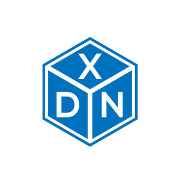 XDN letter logo design on white background. XDN creative initials letter logo concept. XDN letter design.
