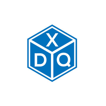 XDQ letter logo design on white background. XDQ creative initials letter logo concept. XDQ letter design.
