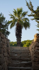 Palma Papfos Cyprus Cypr katakumby - obrazy, fototapety, plakaty