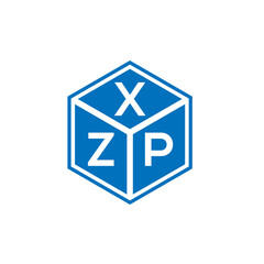 XZP letter logo design on black background. XZP creative initials letter logo concept. XZP letter design.

