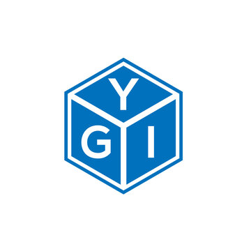 YGI letter logo design on white background. YGI creative initials letter logo concept. YGI letter design.
