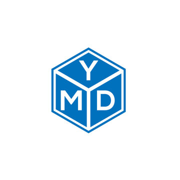 YMD letter logo design on white background. YMD creative initials letter logo concept. YMD letter design.
