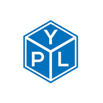 YPL letter logo design on white background. YPL creative initials letter logo concept. YPL letter design.
