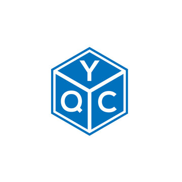YQC letter logo design on white background. YQC creative initials letter logo concept. YQC letter design.
