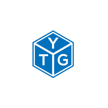 YTG letter logo design on white background. YTG creative initials letter logo concept. YTG letter design.
