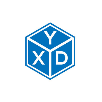 YXD letter logo design on white background. YXD creative initials letter logo concept. YXD letter design.
