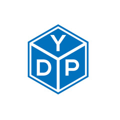 YDP letter logo design on white background. YDP creative initials letter logo concept. YDP letter design.

