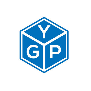 YGP letter logo design on white background. YGP creative initials letter logo concept. YGP letter design.

