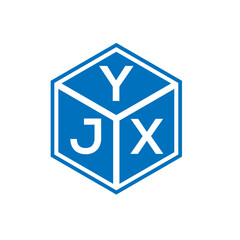 YJX letter logo design on white background. YJX creative initials letter logo concept. YJX letter design.
