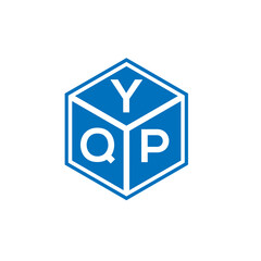 YQP letter logo design on white background. YQP creative initials letter logo concept. YQP letter design.
