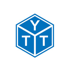 YTT letter logo design on white background. YTT creative initials letter logo concept. YTT letter design.
