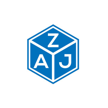 ZAJ letter logo design on white background. ZAJ creative initials letter logo concept. ZAJ letter design.
