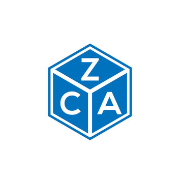 ZCA letter logo design on white background. ZCA creative initials letter logo concept. ZCA letter design.
