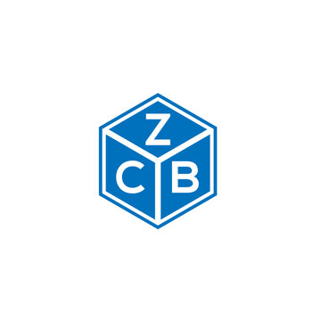 ZCB letter logo design on white background. ZCB creative initials letter logo concept. ZCB letter design.
