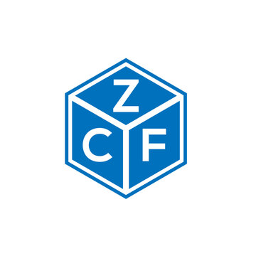 ZCF letter logo design on white background. ZCF creative initials letter logo concept. ZCF letter design.

