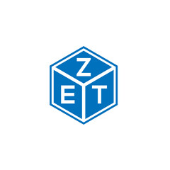 ZET letter logo design on white background. ZET creative initials letter logo concept. ZET letter design.
 - obrazy, fototapety, plakaty