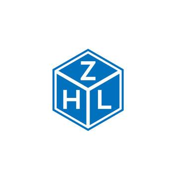 ZHL letter logo design on white background. ZHL creative initials letter logo concept. ZHL letter design.
