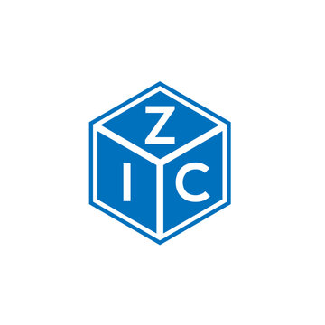 ZIC letter logo design on white background. ZIC creative initials letter logo concept. ZIC letter design.
