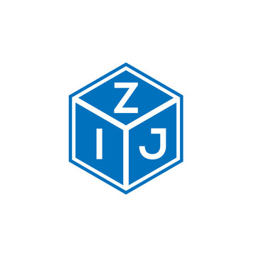 ZIJ letter logo design on white background. ZIJ creative initials letter logo concept. ZIJ letter design.
