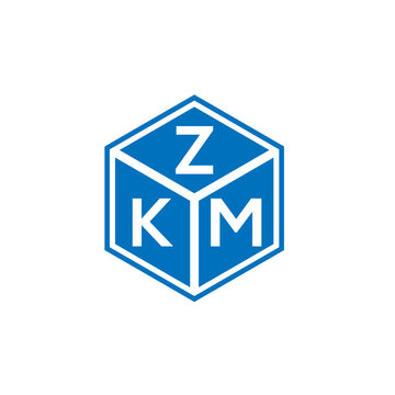 ZKM letter logo design on white background. ZKM creative initials letter logo concept. ZKM letter design.
