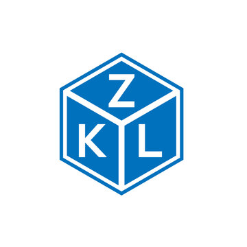 ZKL letter logo design on white background. ZKL creative initials letter logo concept. ZKL letter design.
