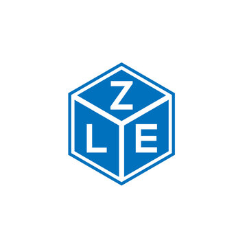 ZLE letter logo design on white background. ZLE creative initials letter logo concept. ZLE letter design.
