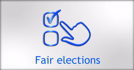 Immerse yourself in the excitement and triumph of winning an election through captivating animations. Line animation.