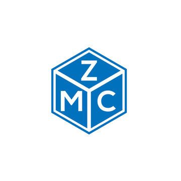 ZMC letter logo design on white background. ZMC creative initials letter logo concept. ZMC letter design.
