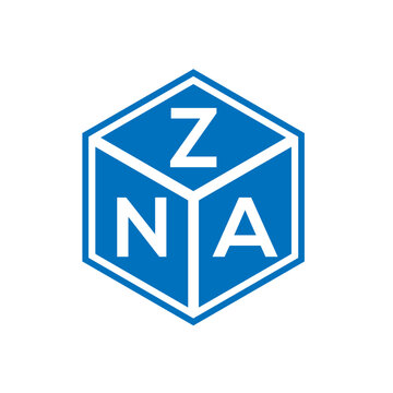 ZNA letter logo design on white background. ZNA creative initials letter logo concept. ZNA letter design.
