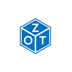 ZOT letter logo design on white background. ZOT creative initials letter logo concept. ZOT letter design.
