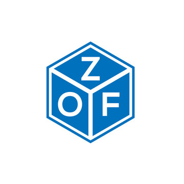 ZOF letter logo design on white background. ZOF creative initials letter logo concept. ZOF letter design.
