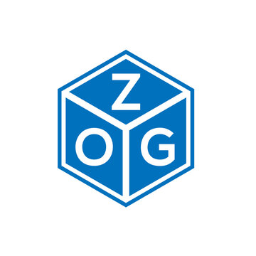 ZOG letter logo design on white background. ZOG creative initials letter logo concept. ZOG letter design.
