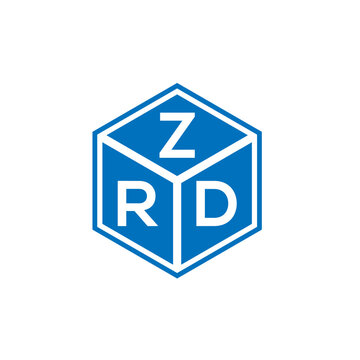 ZRD letter logo design on white background. ZRD creative initials letter logo concept. ZRD letter design.
