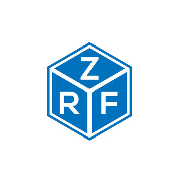 ZRF letter logo design on white background. ZRF creative initials letter logo concept. ZRF letter design.
