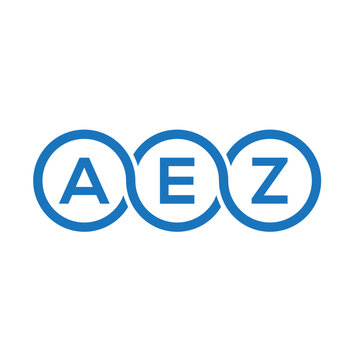 AEZ letter logo design on white background. AEZ creative initials letter logo concept. AEZ letter design.
